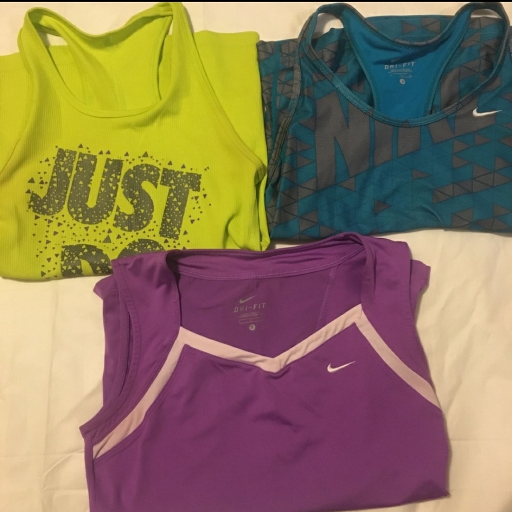 Nike DriFit Athletic Sport Tops